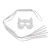 Kit Chicote Reforçado 40cm E Máscara Mulher Gato - loja online