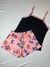 Baby Doll Ana no suede com estampas divertidas e alças finas - loja online