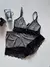 Baby Doll Andressa Feminino Adulto Microfibra e Renda Sensual - Louise Lingerie