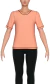 MOLDE CAMISETA BÁSICA COM BAINHA NA TRANÇADEIRA - comprar online