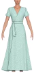 MOLDE VESTIDO TRANSPASSADO LONGO E MIDI - comprar online