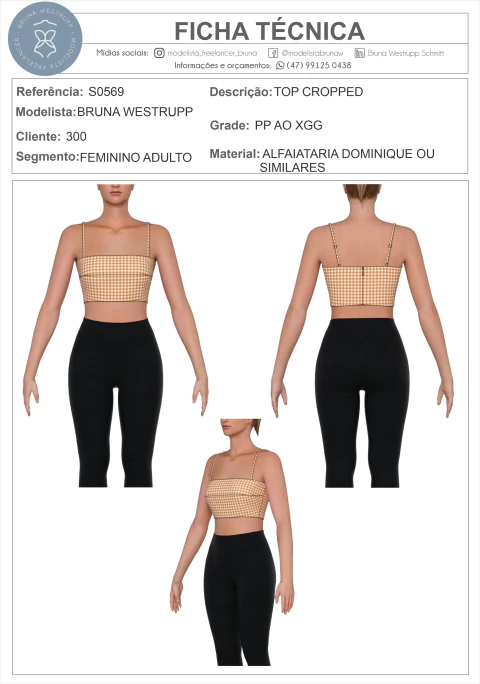 MOLDE TOP CROPPED - comprar online