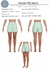 MOLDE SHORTS COM REVEL NA CINTURA - comprar online
