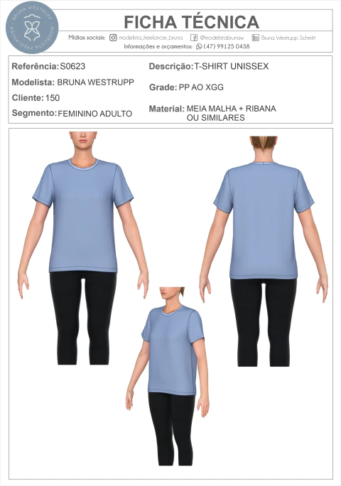 MOLDE TSHIRT UNISSEX - comprar online