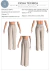 MOLDE PANTALONA COM RECORTE NA FRENTE E ELÁSTICO COSTAS - comprar online