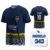 Camiseta de Futbol Modelo 343 BOCA JUNIOR DESIGN AZUL - comprar online