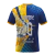 Conjunto Camiseta + Short Modelo 208 JERSEY TEMPLATE ORANGE AND BLUE - SG SPORTS