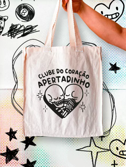 FRASE BAG - CLUBE DO CORAÇÃO APERTADINHO - comprar online