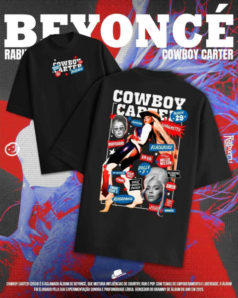 BRUSINHA OVER COWBOY CARTER - FRENTE E COSTA 1 - comprar online