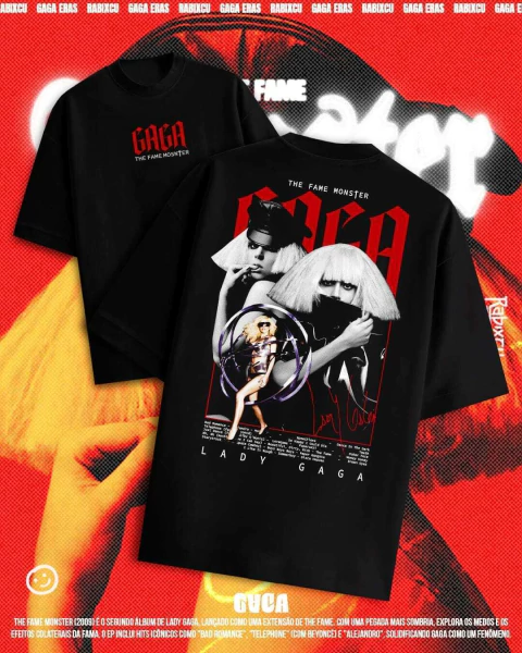 BRUSINHA OVER - LADY GAGA - THE FAME MONSTER - FRENTE E COSTA - comprar online