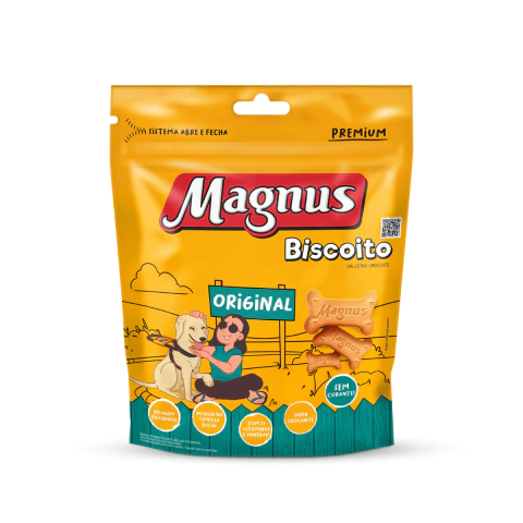 Petisco Magnus Biscoito Original Cães Adultos 400g