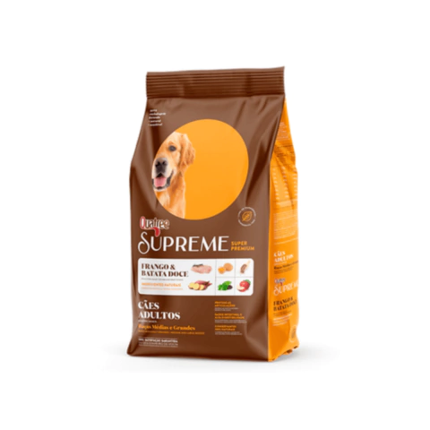 Ração Quatree Supreme Cães Adultos De Porte Médio E Grande Sabor Frango E Batata Doce 20 kg