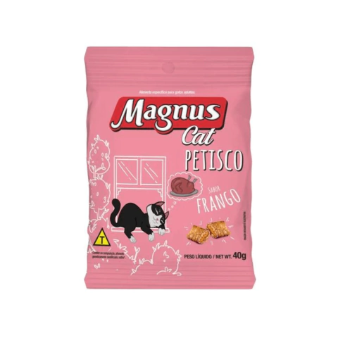 Magnus Cat Petisco Sabor Frango 40 g