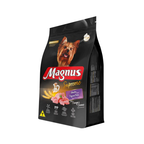 Ração Magnus Premium Especial Supreme Cães Adultos Pequeno Porte - Frango e Cereais 10,1KG
