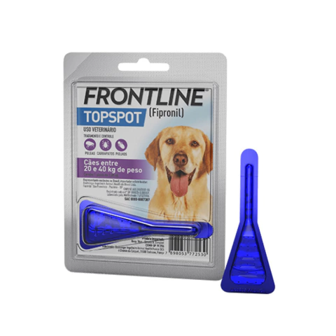 Antipulgas e Carrapatos Frontline Topspot Cães de 20 a 40kg 2,68 ml