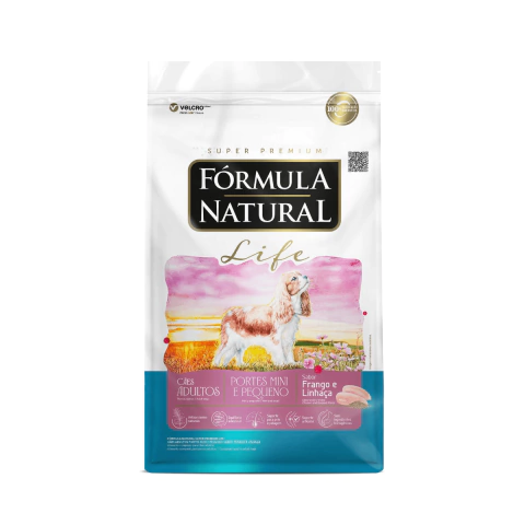 Ração Formula Natural Life Cães Adulto Pequeno Porte Mini 7kg