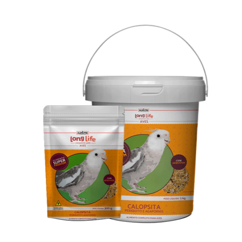 Ração Long Life Pequenos Pets Calopsita com Sementes 300g
