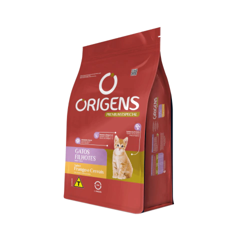 Ração Origens Premium Especial Gatos Filhotes Sabor Frango E Cereais 10,1kg