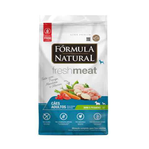 Ração Formula Natural Fresh Meat Adulto Mini Pequeno 7kg