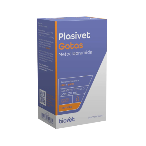 Antiemético Biovet Plasivet em Gotas