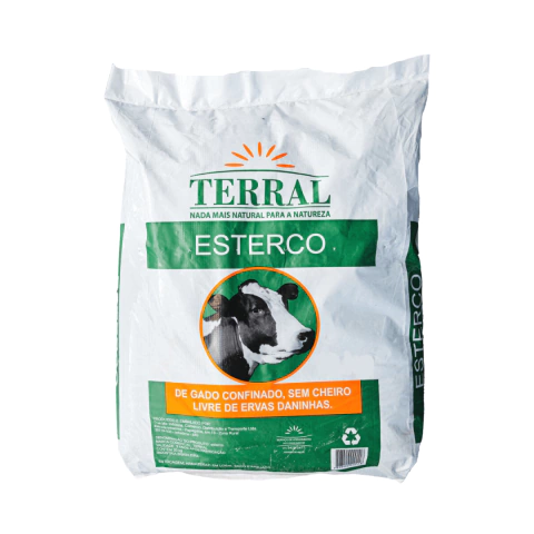 Esterco Bovino Terral - Plantação Sem Cheiro Terral 35L
