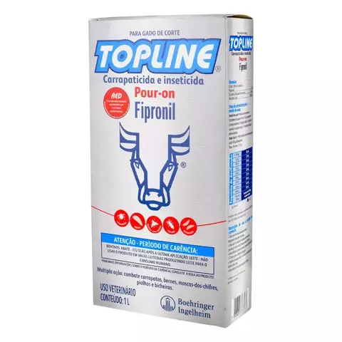 Topline Pour On 1 Litro Boehringer Ingelheim - Carrapaticida e Inseticida