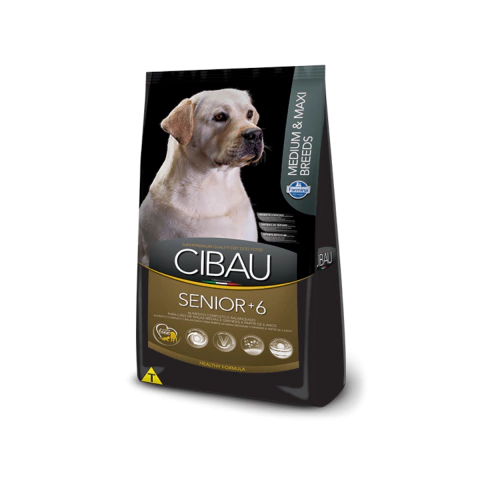 Ração Cibau Cães Adultos Medium e Maxi Raça Média e Grande Sênior 8+ 12kg