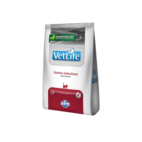 RAÇÃO VET LIFE FELINE GASTRO-INTESTINAL FELINE 2KG