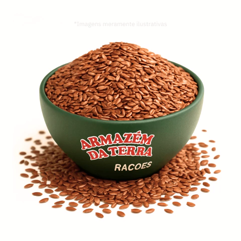 Sementes de Linhaça - 1KG a Granel