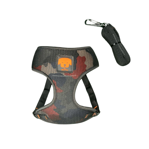 Conjunto Neuza Space Peitoral + Guia 04 - Ajustável p/ Cães