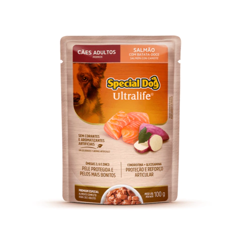 Ração Úmida Special Dog Ultralife Salmão Cães Adultos - 100g