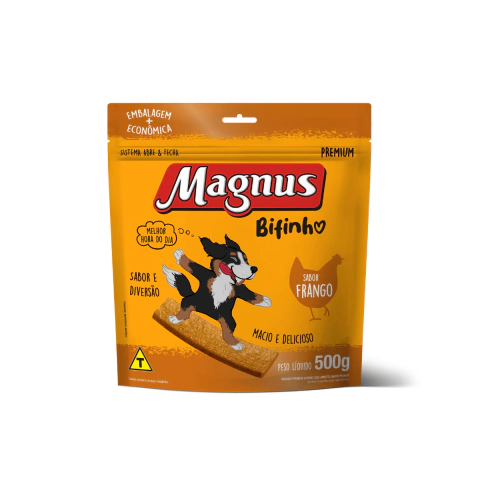 Magnus Bifinhos Cães Sabor Frango 500 g