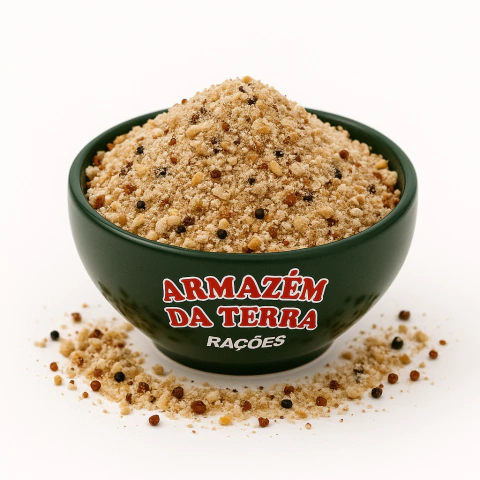 Ração Farinhada Vitamina Vermelha/ Amarela/ Branca a Granel