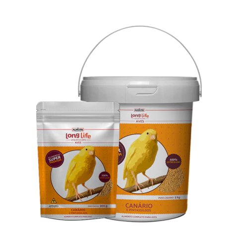 Ração Long Life Pequenos Pets Canário Extrusado 300g