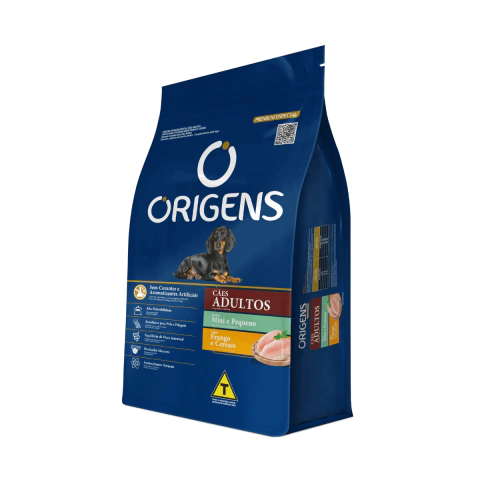 Ração Origens Cães Adultos Mini e Pequeno Frango e Cereais - 10,1kg