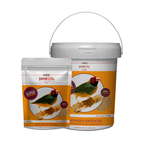 Ração Long Life Pequenos Pets Nativos e Exóticos 500g