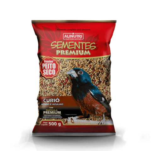 Sementes Alinutri Premium Curió, Bicudo e Azulão 500g