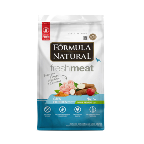 RAÇÃO FORMULA NATURAL FRESH MEAT FILHOTE MINI PEQUENO 2,5KG