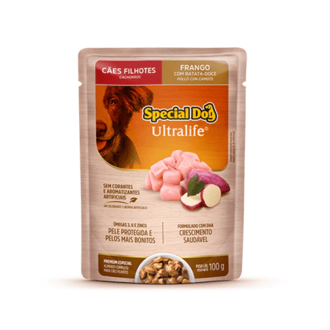 Ração Úmida Special Dog Sachê Frango Cães Filhotes - 100g