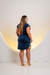 Vestido T-Shirt Blue Petals na internet