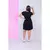 Vestido T-Shirt Black Leaf na internet