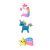 Toppers de lapiz de unicornio y estrella, incluidas como sorpresa en el Gelele Slime Huevo Sorpresa Unicornio para niños.