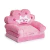 Sillón Colchón Princesa 2 en 1 Rosa Para Niños Love - Citykids