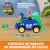 Juguete vehículo de rescate Dino Rescue Cruiser de Chase de Paw Patrol con figura de Chase y dinosaurio, garra extensible que se activa al presionar un botón, y diseño fiel a la película Dino Movie.
