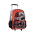 Mochila Con Carro Hot Wheels 18" Red Cars Wabro
