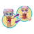 Muñeca Tiger Super Cute Gaby Playa Con Moldes Para Arena SC013A - Citykids