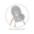 Silla De Comer Bebé Piatto 2 En 1 Con Tapizado Briccone - comprar online