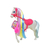 Caballo Arcoiris Para Muñecas Horse Family