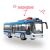 Juguete de colectivo de policía City Series con luces y sonido, ideal para niños y niñas, mostrado en color blanco y azul con detalles realistas.