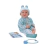 Bebote Newborn Jugar al Doctor de Divertoys con accesorios médicos, tarjeta y estetoscopio, vestido de celeste con gorrito, ideal para juego de roles.